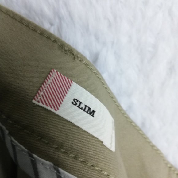 Dickies Womens Pants Slim Boot Cut Twill Flex Khaki Workwear Plus 24 New - Picture 13 of 14
